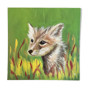 Peinture ''renard de