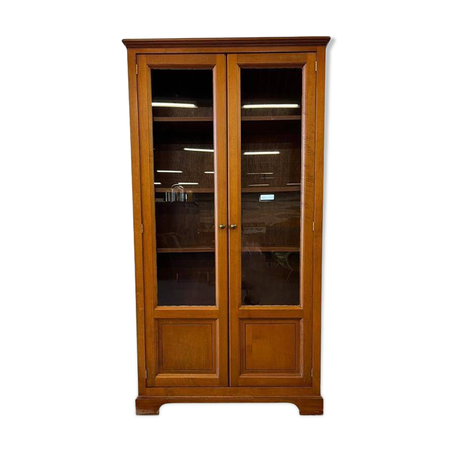 Vitrine en bois vintage / armoire
