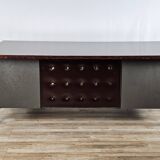 Bureau de direction avec plateau en stratifié palissandre par Mobiltecnica Torino
