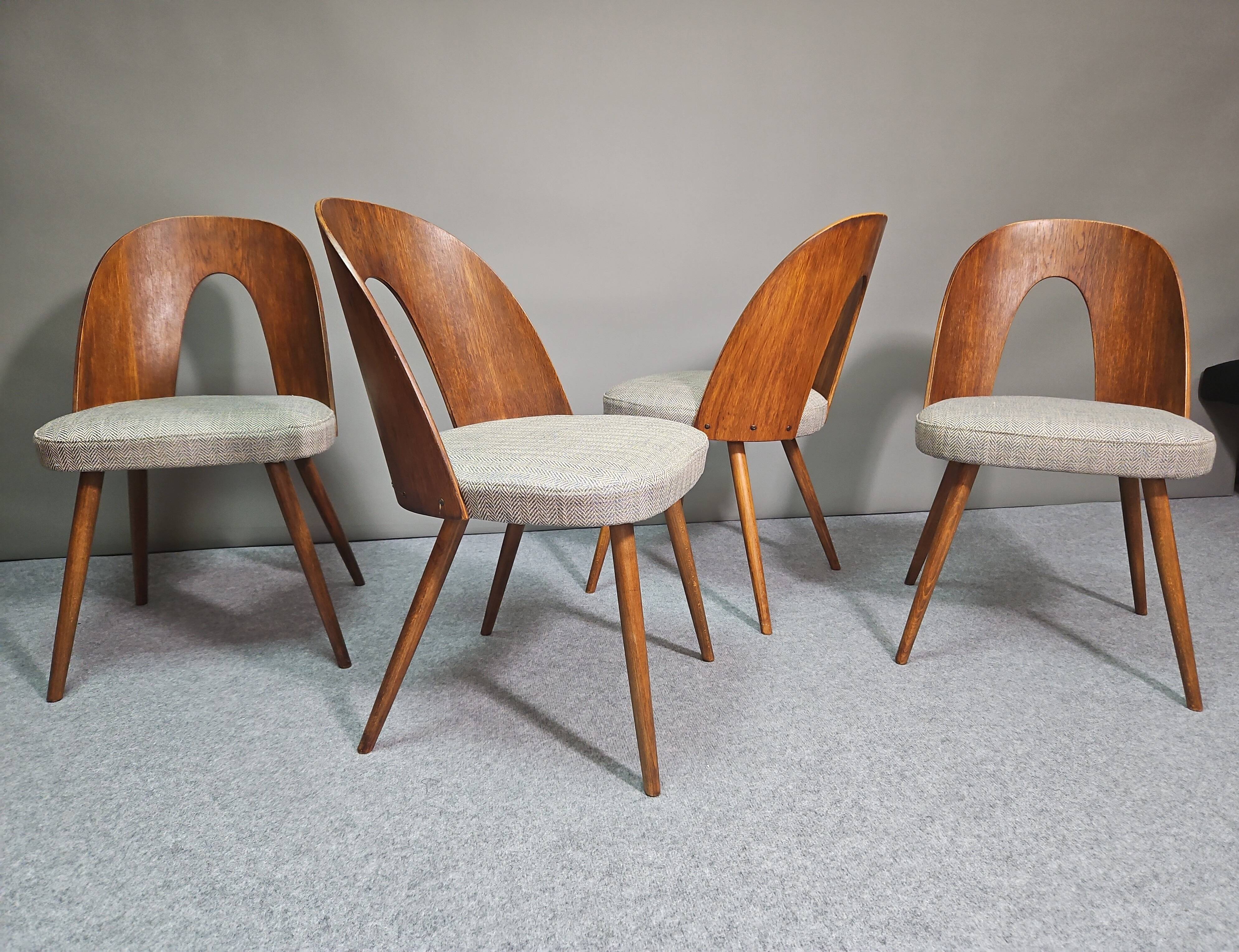 Chairs designed by Antonín Šuman for Tatra Nabytok, Czechoslovakia 1960s.