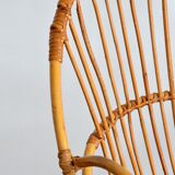 Vintage rattan armchair