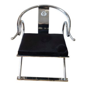 Chaise chrome design contemporain