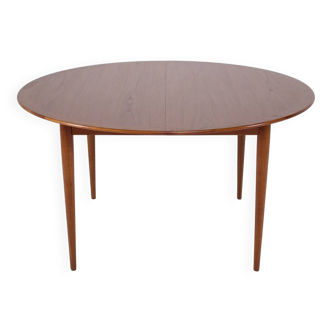 Large Danish round table with 2 extensions (8/10 people)