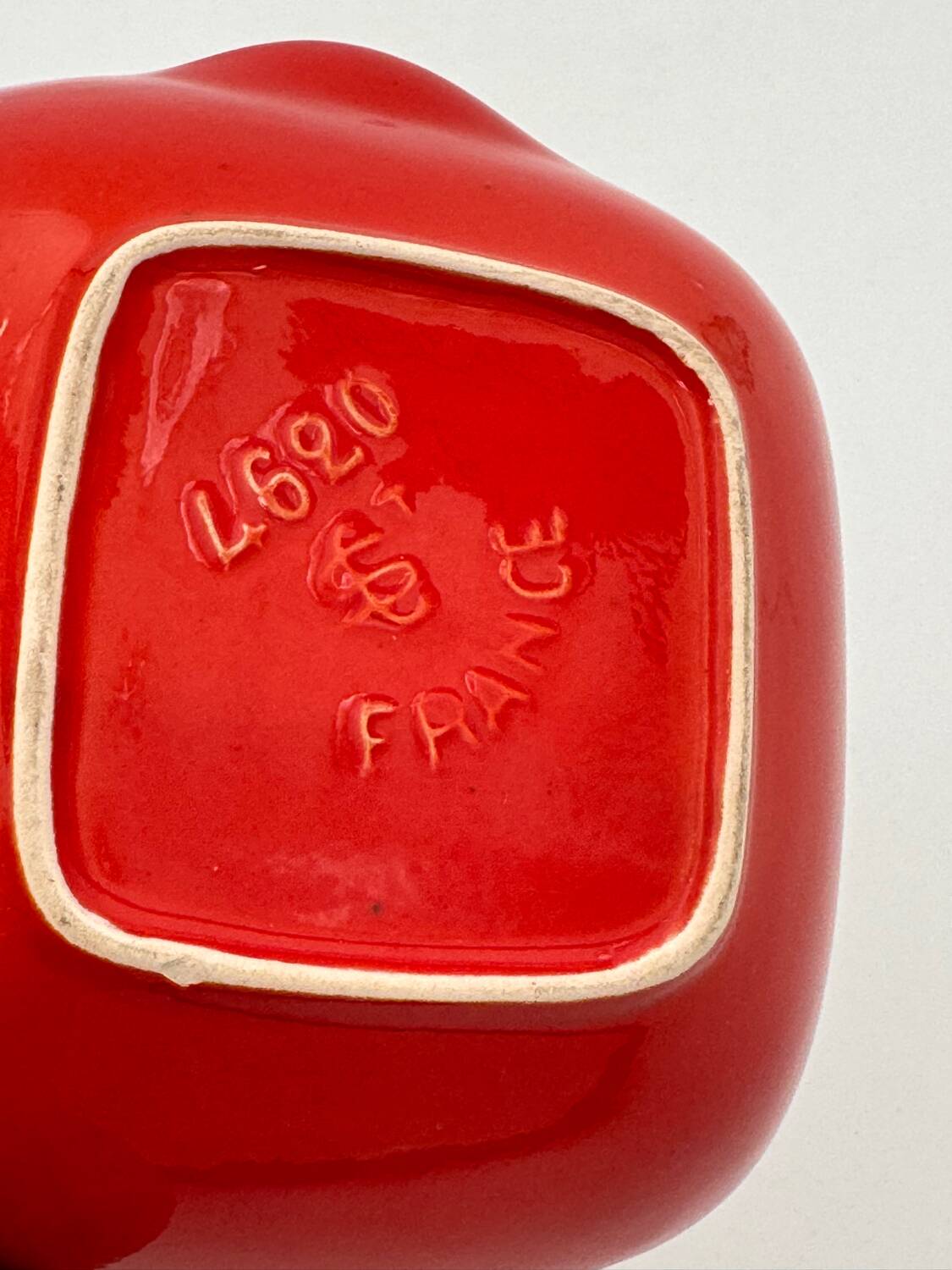 Vintage Saint Clément earthenware bowl, 1950s