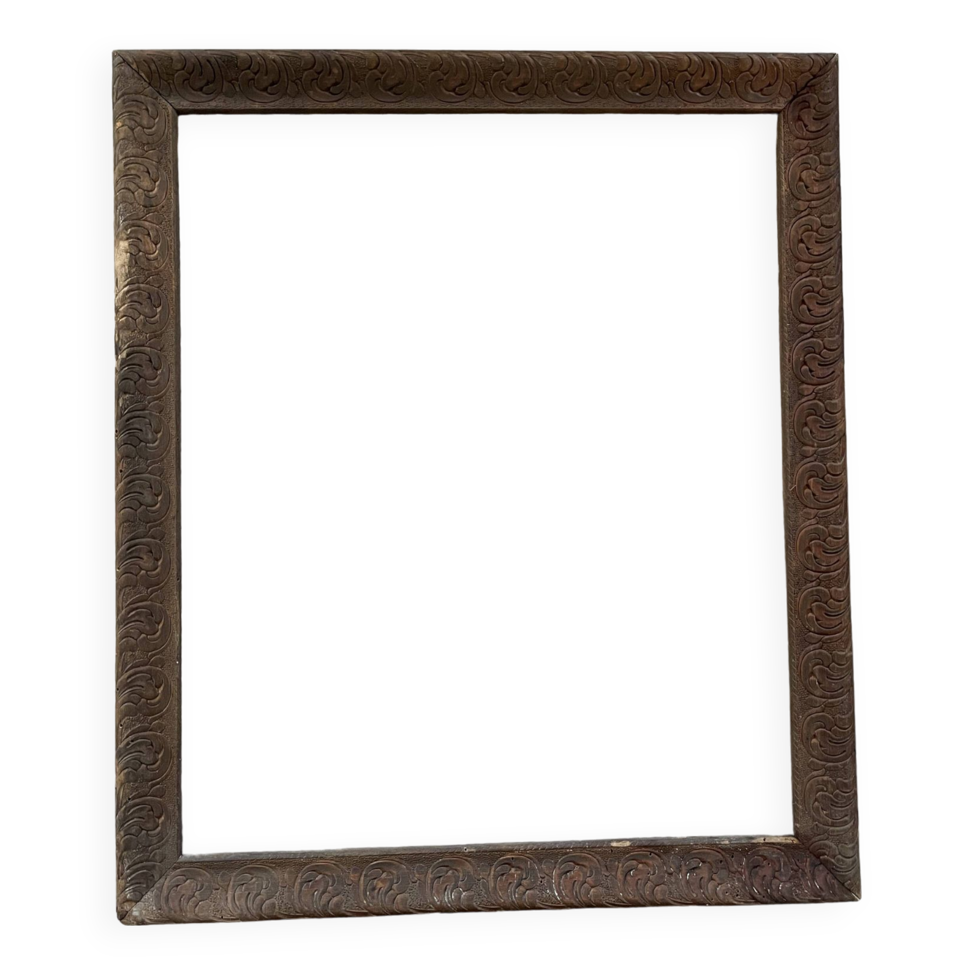 Old carved wooden frame 40x47cm