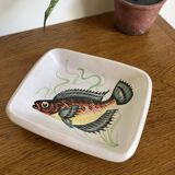 Vallauris MidCentury ceramic fish dish