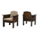 Paire de fauteuils en chêne de l'École de La Haye, Pays-Bas, années 1920
