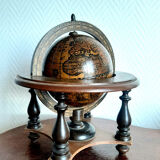 Vintage desktop world map