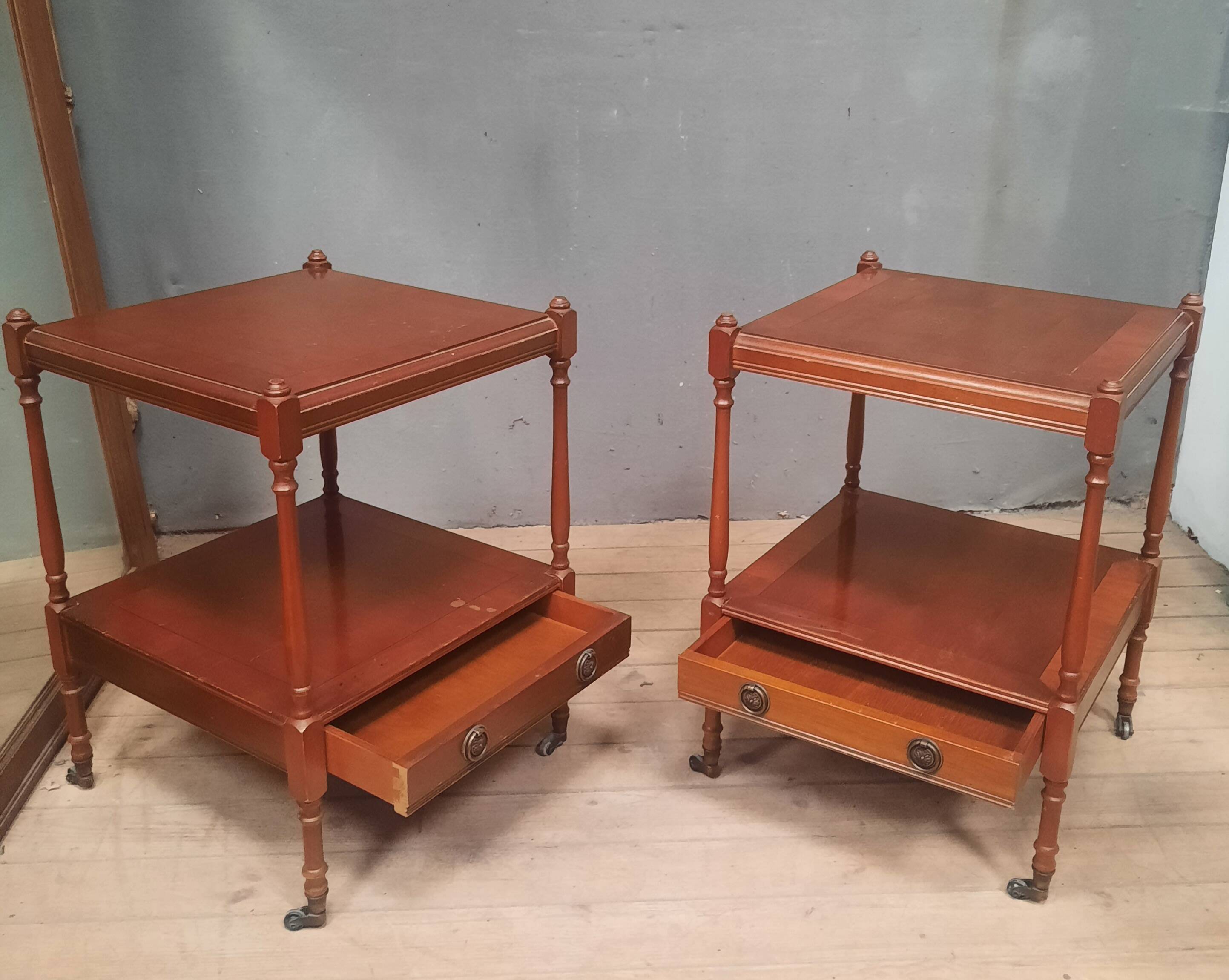 Pair of side tables