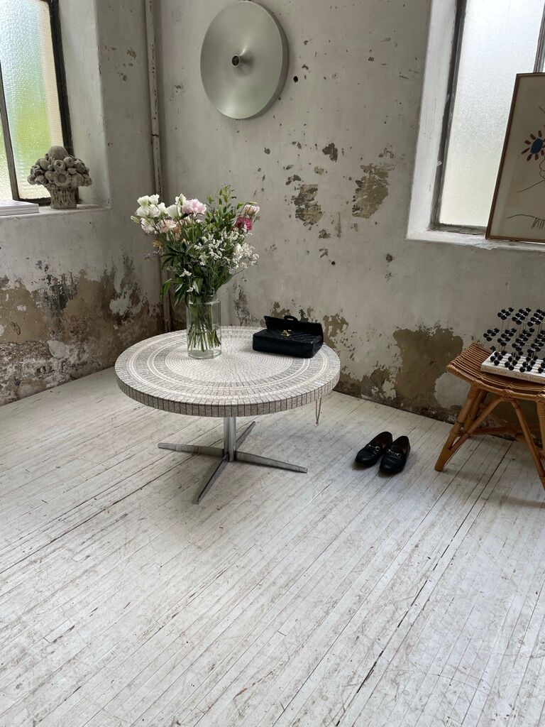 Heinz Lilienthal marble mosaic coffee table