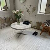 Table basse Heinz Lilienthal mosaïque marbre