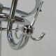 Standing chrome-plated Tubax coat rack