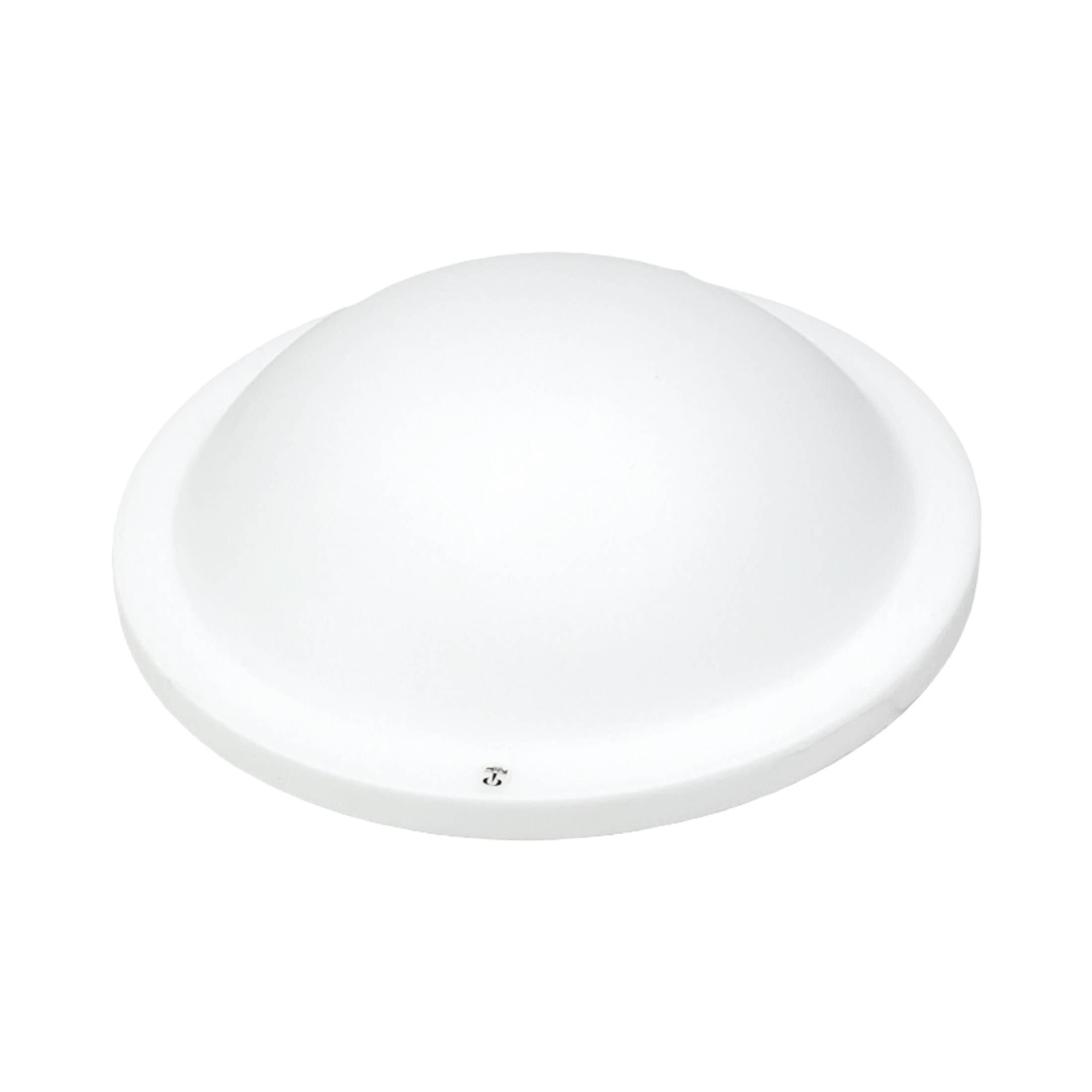 Peill & Putzler ceiling lamp – Germany, 1970s, opal glass, 40 cm, 3×E27