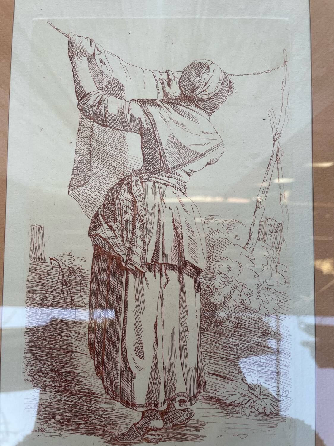 Laundress painting