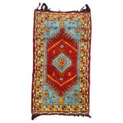 Tapis Ushak turc du milieu du siècle 144x82cm