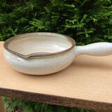 Earthenware pan signed la roue vallauris