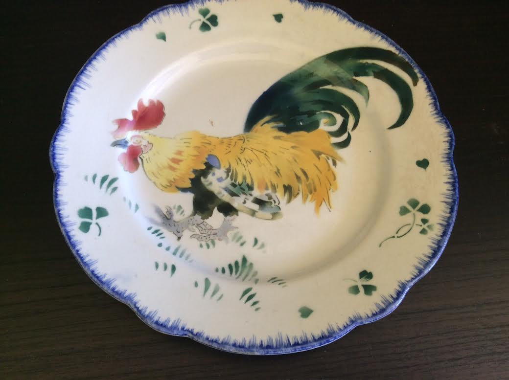 Plate Coq de Luneville