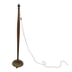 Art Deco tapered floor lamp in solid oak from the 1930s-1940s.