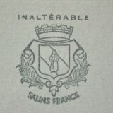 Flat lot and cup Salins France vintage 60/70