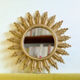1970s Italian Gold Sun Mirror