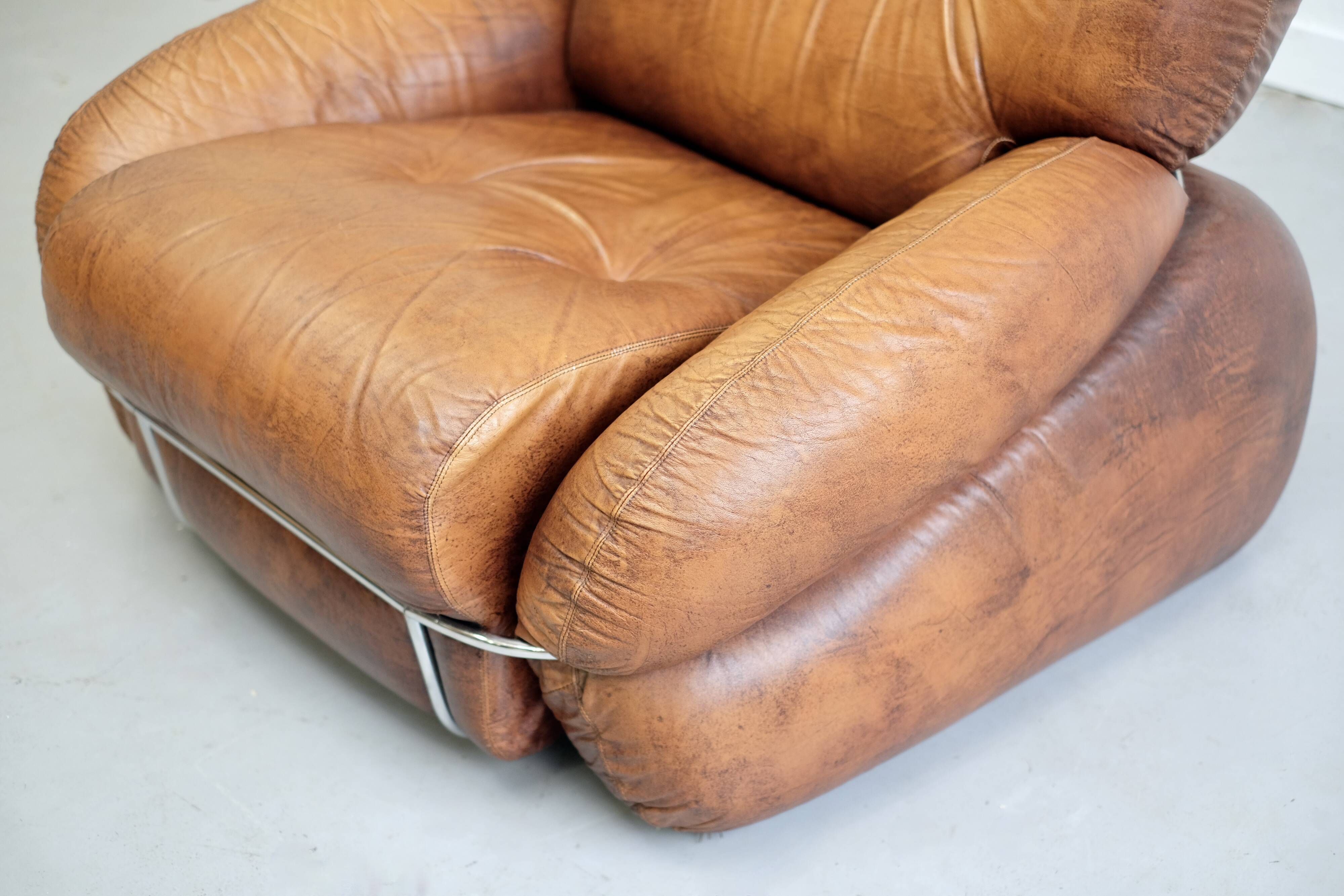 Okay fireside chair by Adriano Piazzesi - 1970