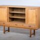 Brutalist Oak Sideboard attributed to Henning Kjærnulf, Denmark, 1960s