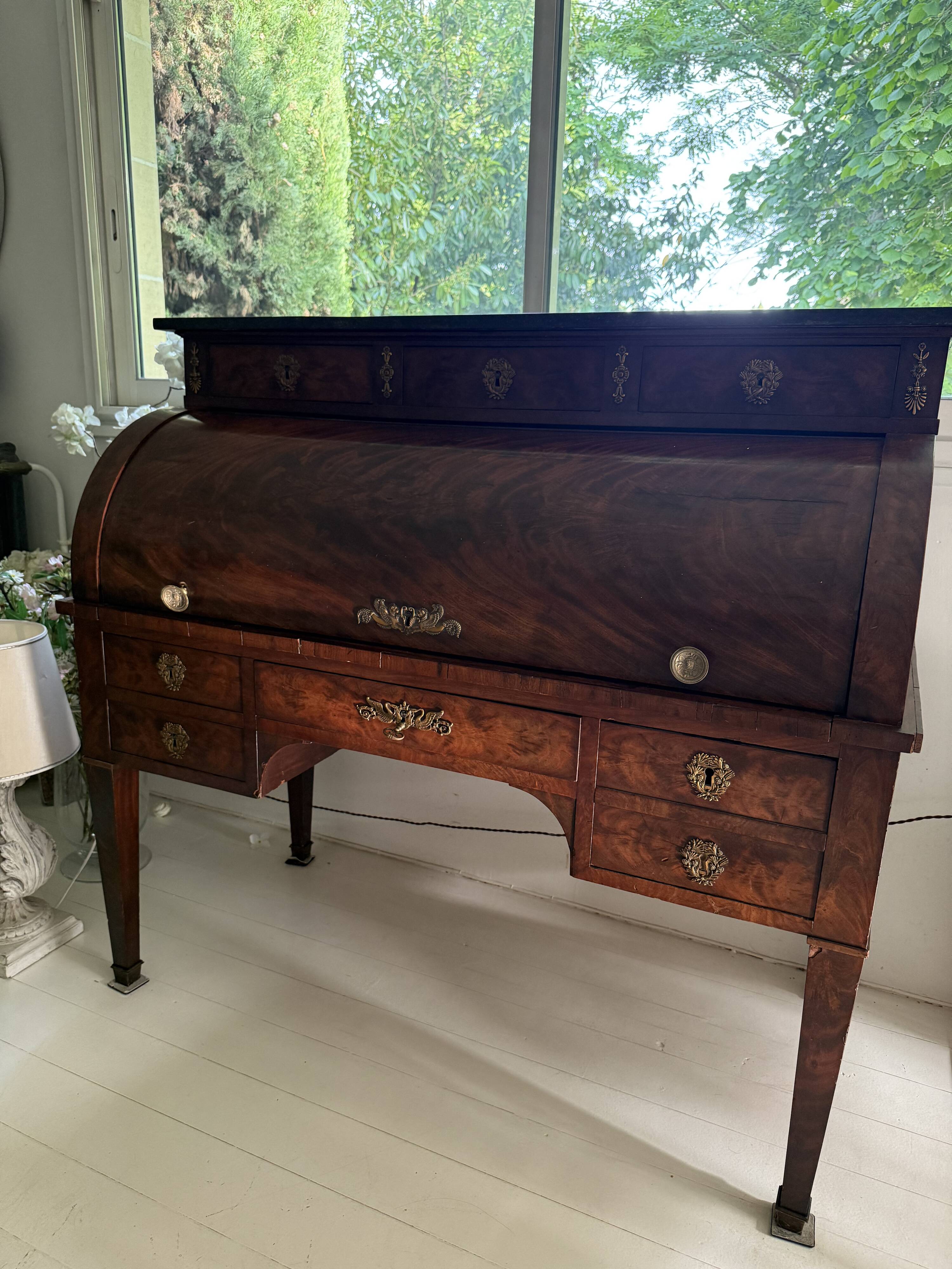 Louis XVI cylinder desk