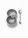 Shell-shaped metal salt shaker