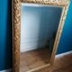 Miroir biseauté doré