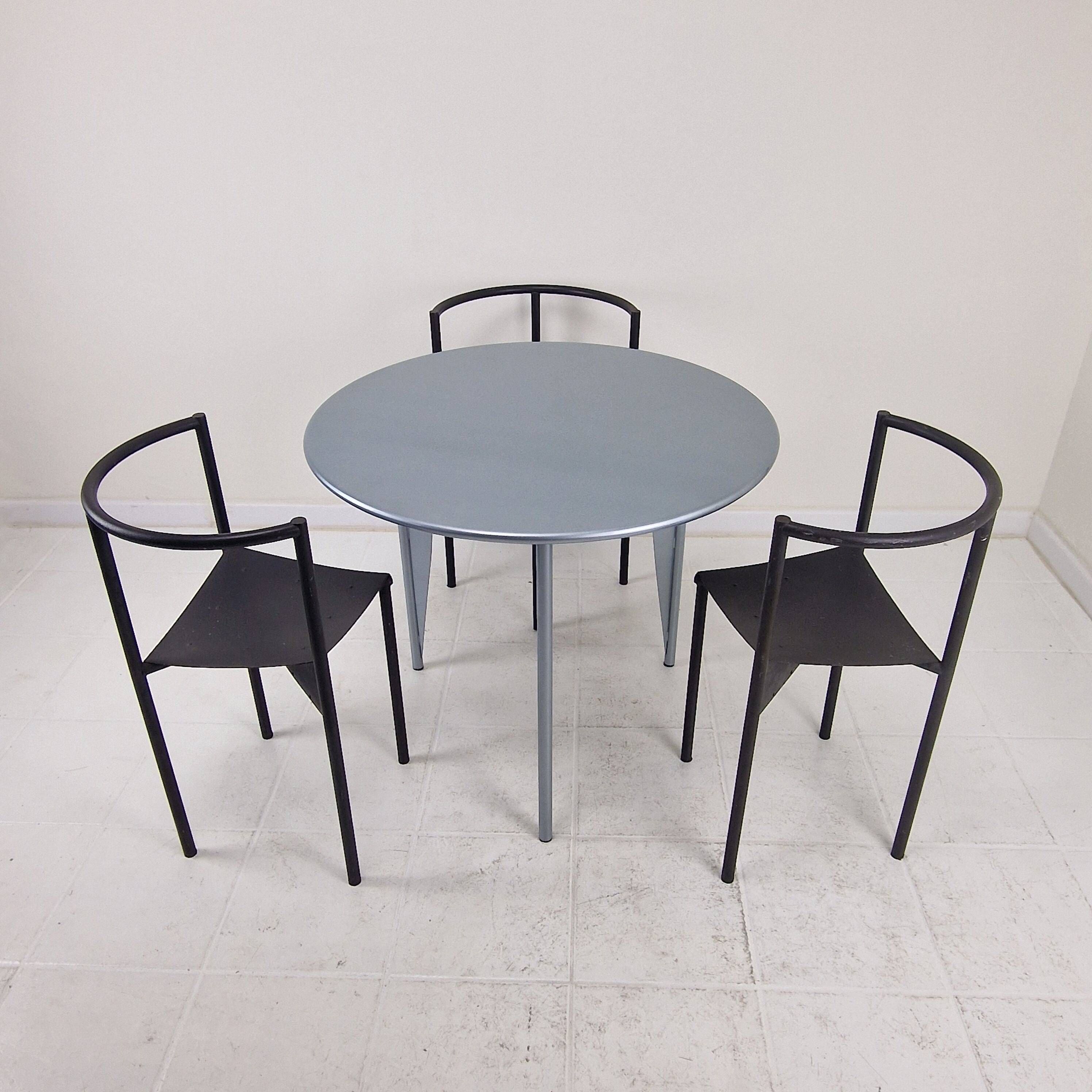 Rare Set of 3 "Wendy Wright" Chairs by Philippe Starck for Disform, 1986