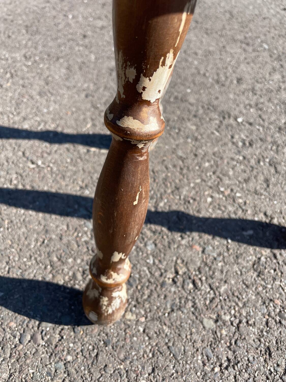 Wooden Tripod Farmhouse Stool