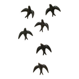 Lot of ceramic swallows