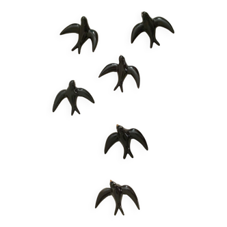Lot of ceramic swallows