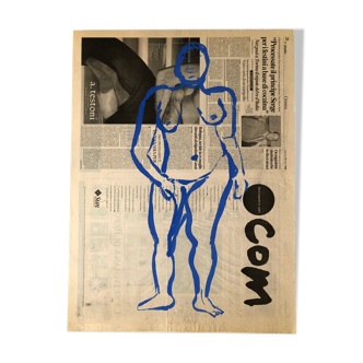"Nude Blue 1"