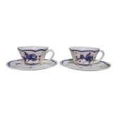 Deux tasses en céramique de Grignan signées Peguet
