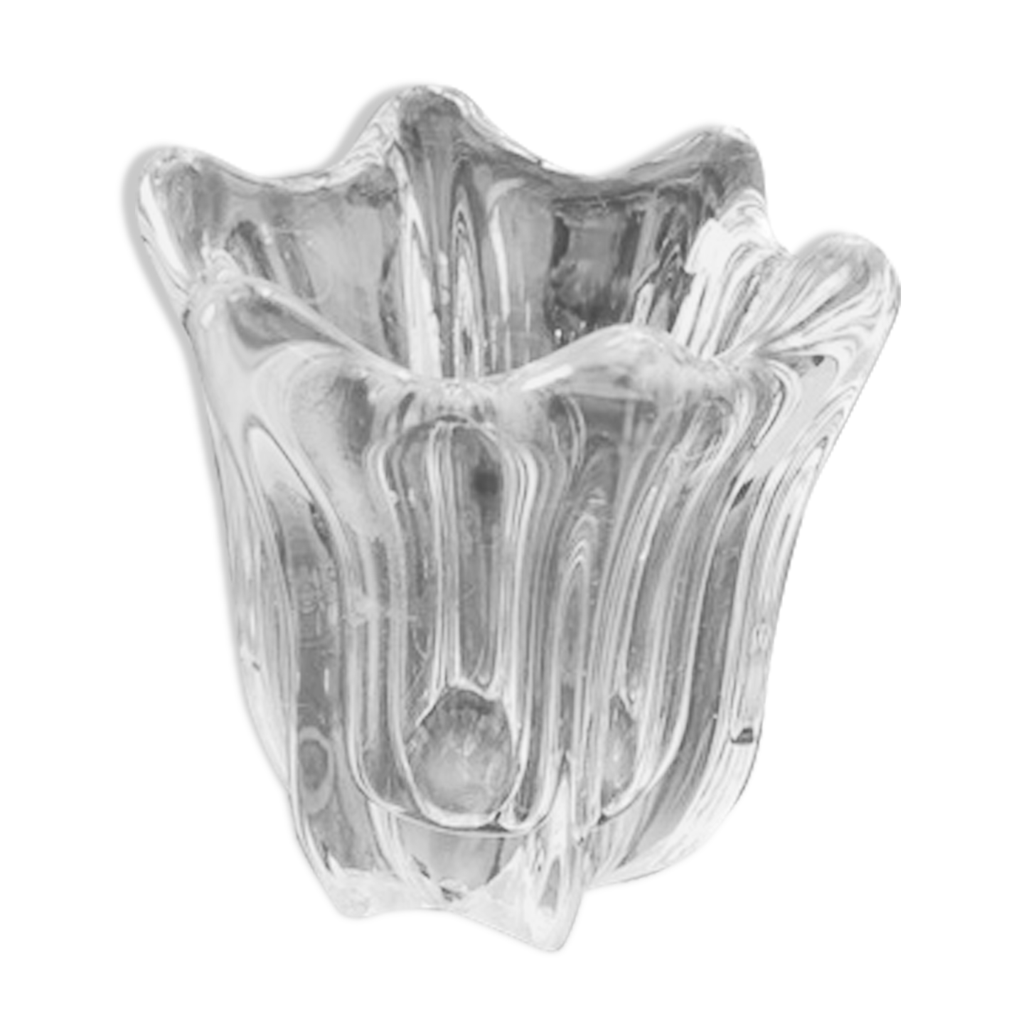Crystal vase daum france