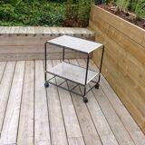 Perforated iron rolling table