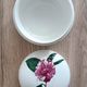 Villeroy & boch porcelain jewelry box model "camelia canduiflora"