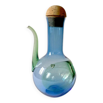 Chilling carafe with ice reservoir by J. Johansson for Orrefors