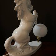 White horse lamp from the 1970s.