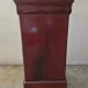 Louis Philippe XIX mahogany veneer and marble bedside table