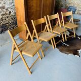 Set of 4 folding chairs