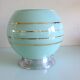 Ceiling lamp globe in opaline peppermint / vintage years 50-60