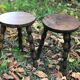 Pair of farm stools