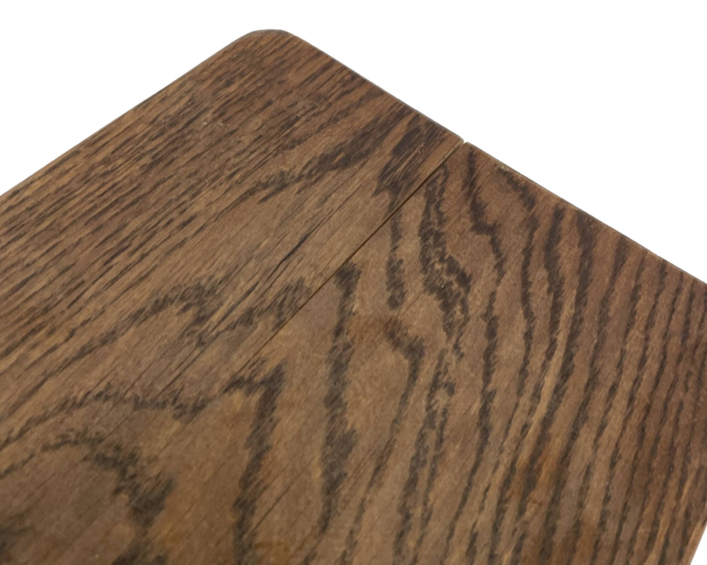 Vintage footstool stool minimalist brutalist