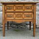 Commode d’appoint Empire tardif en marqueterie fine – fin XIXᵉ siècle