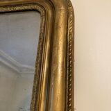 Ancien miroir doré Louis Philippe 130x85 cm