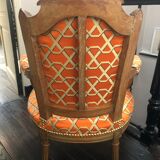 Fauteuil cabriolet style  louis XVI