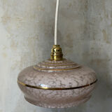 Pendant lamp / reading light in De Clichy glass