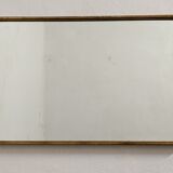 Rectangular mirror 77x53cm in fine nineteenth century gilded wood